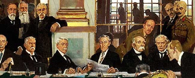El tratado de Versalles